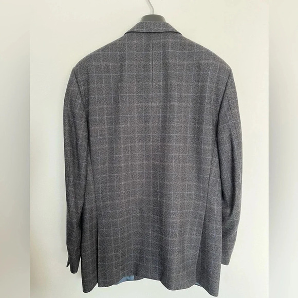 Tommy  Hilfiger plaid gray blazer - Picture 3 of 9